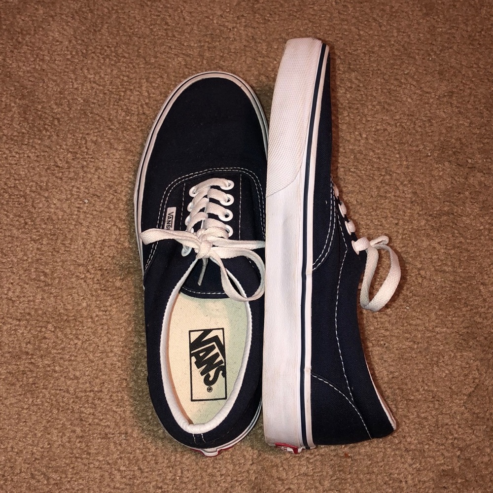 White/Navy Original Vans